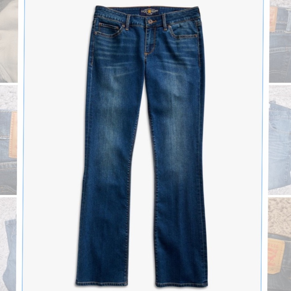 Lucky Brand Lolita Low Rise Boot Jean